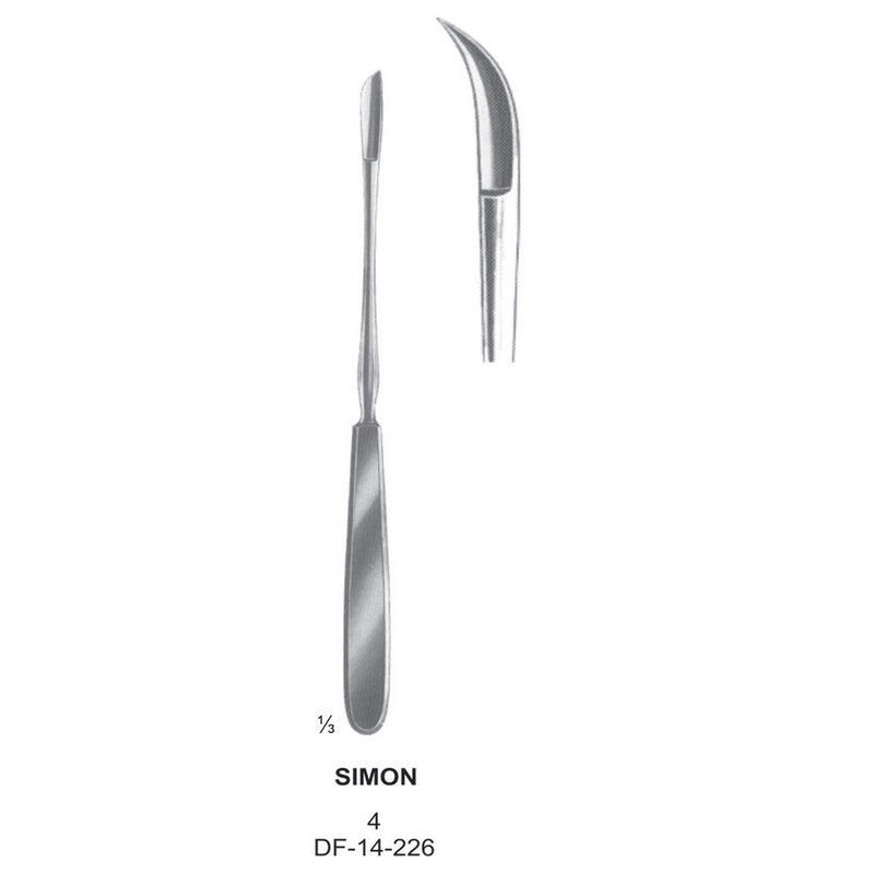 Simon Fistula Knives Fig. 4, 23.5cm  (DF-14-226) by Dr. Frigz