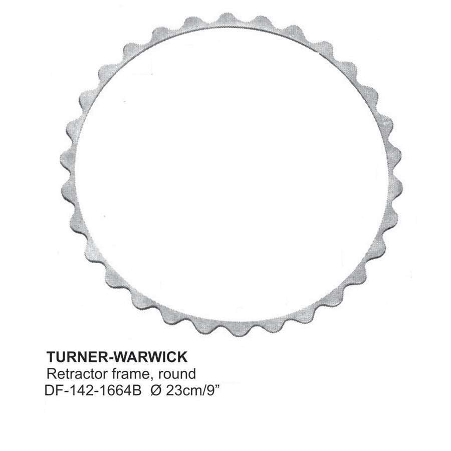 Turner-Warwick Retractors, Round Frame Only 23cm Dia   (DF-142-1664B) by Dr. Frigz