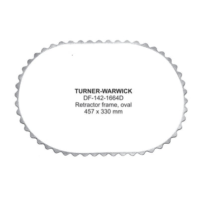 Turner-Warwick Retractors, Oval Frame 457X330mm Dia   (DF-142-1664D)