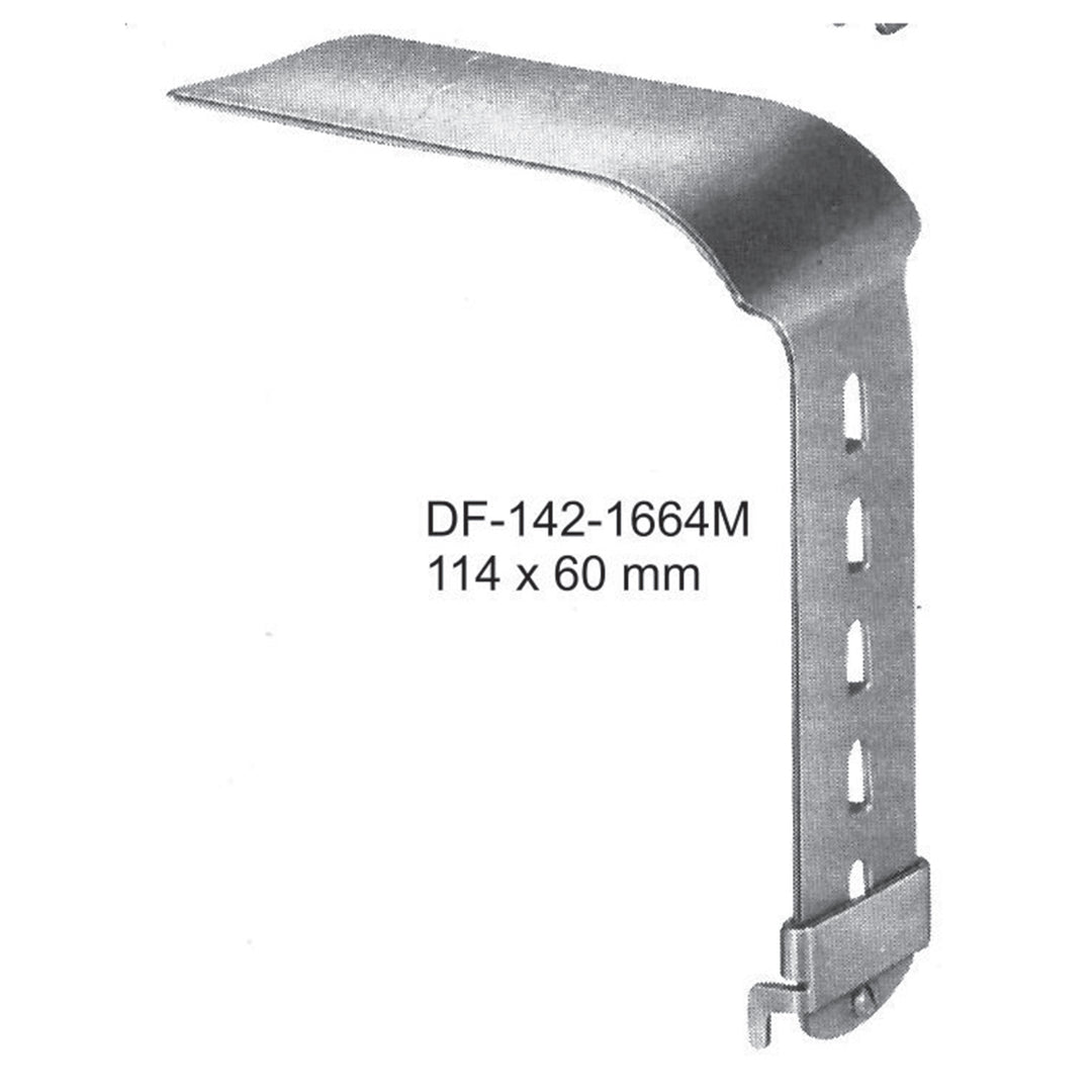 Turner-Warwick Malleable Abdominal Retractors, 114X60mm , Blade Only (DF-142-1664M) by Dr. Frigz