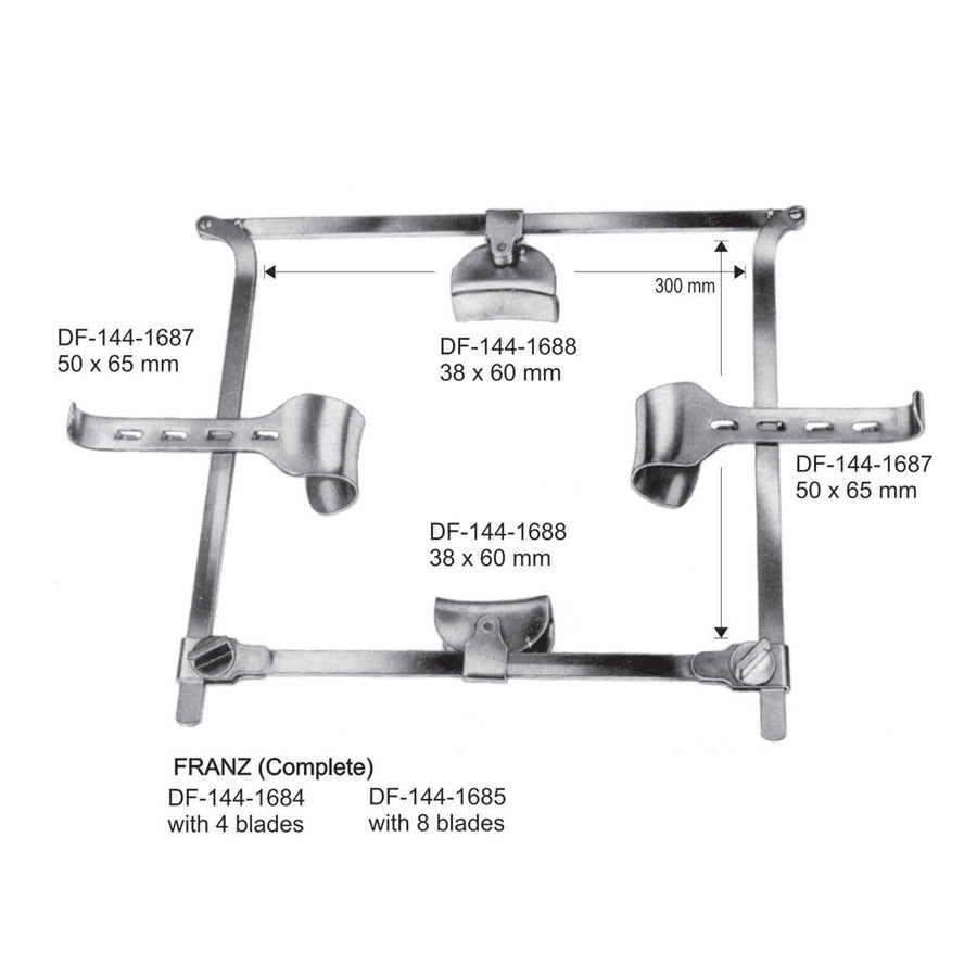 Franz Exchangeable Blades, 38X60mm (DF-144-1688) by Dr. Frigz