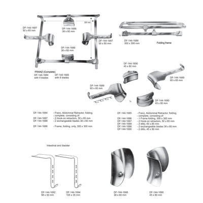 Franz Exchangeable Blades, 45X80mm  (DF-144-1690)