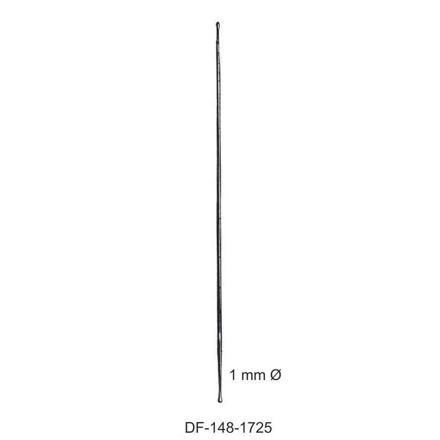 Double Ended Probe Buttoned Dia1mm , 11.5cm  (DF-148-1725) by Dr. Frigz