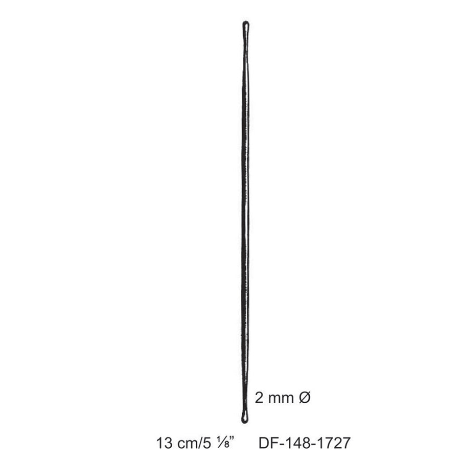 Double Ended Probe Buttoned Dia2mm , 13cm  (DF-148-1727) by Dr. Frigz