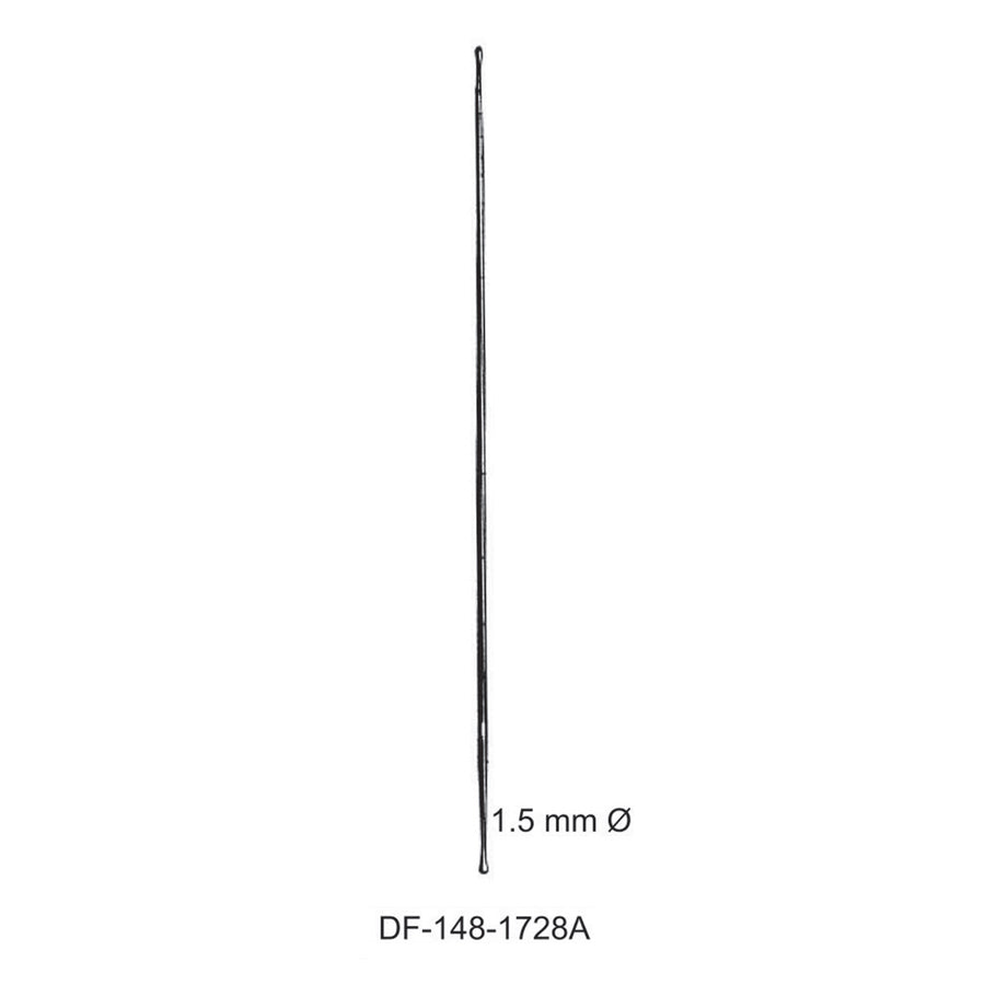 Double Ended Probe Buttoned Dia1.5mm , 13cm  (DF-148-1728A) by Dr. Frigz