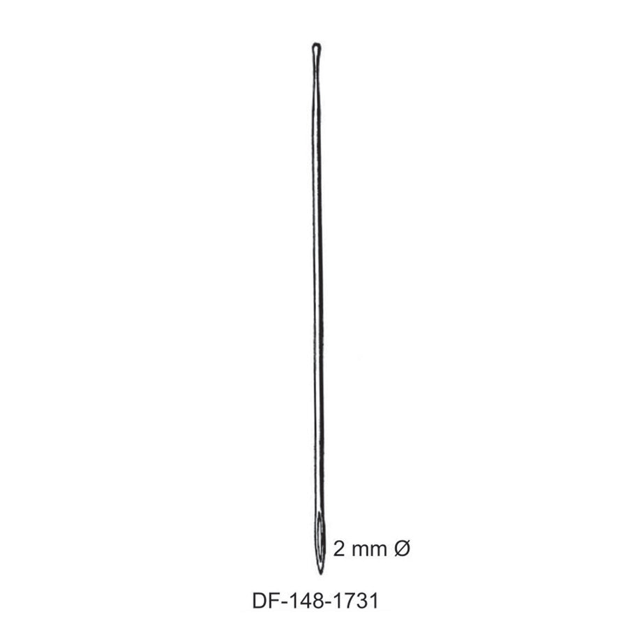 Probe Buttoned With Eye Dia2mm , 13cm  (DF-148-1731) by Dr. Frigz