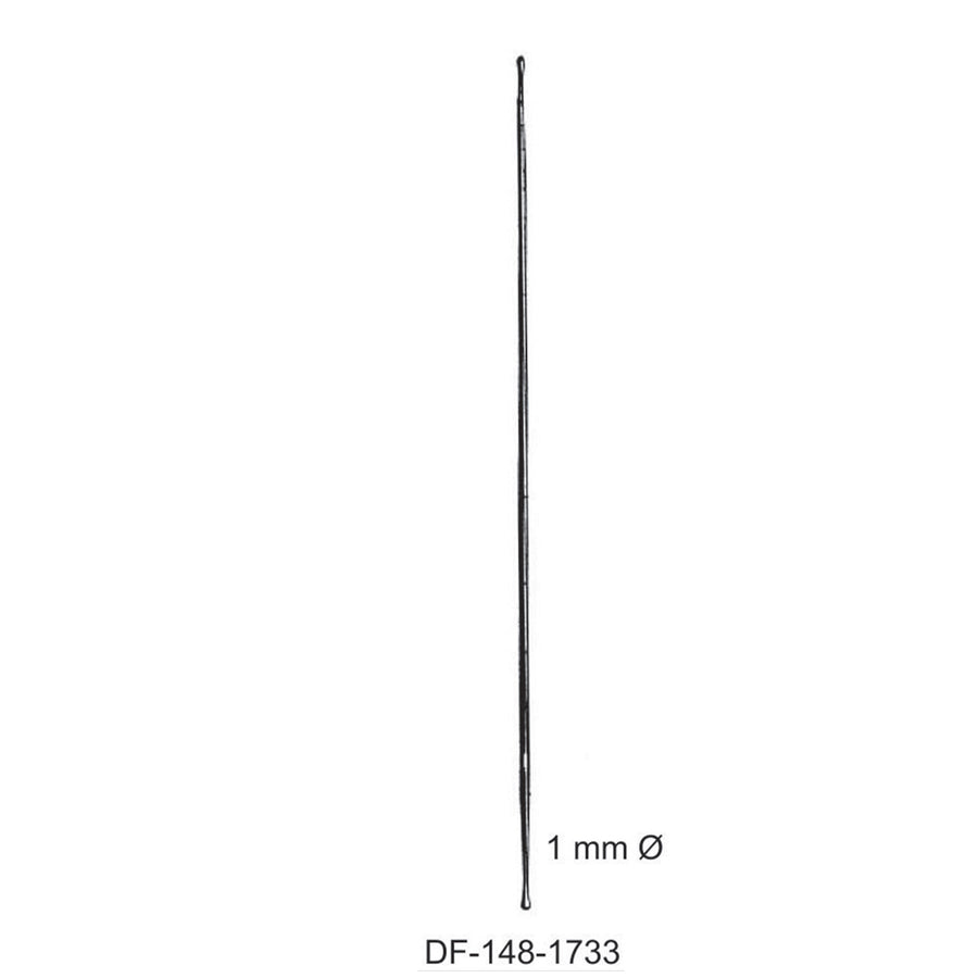 Double Ended Probe Buttoned Dia1mm , 14.5cm  (DF-148-1733) by Dr. Frigz