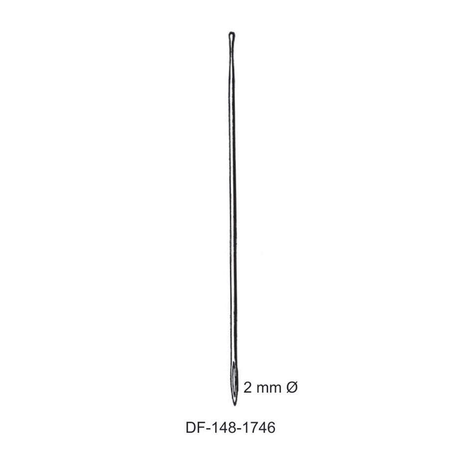 Probe Buttoned With Eye Dia2mm , 18cm  (DF-148-1746) by Dr. Frigz