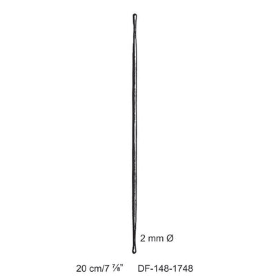 Double Ended Probe Buttoned Dia2mm , 20cm  (DF-148-1748)