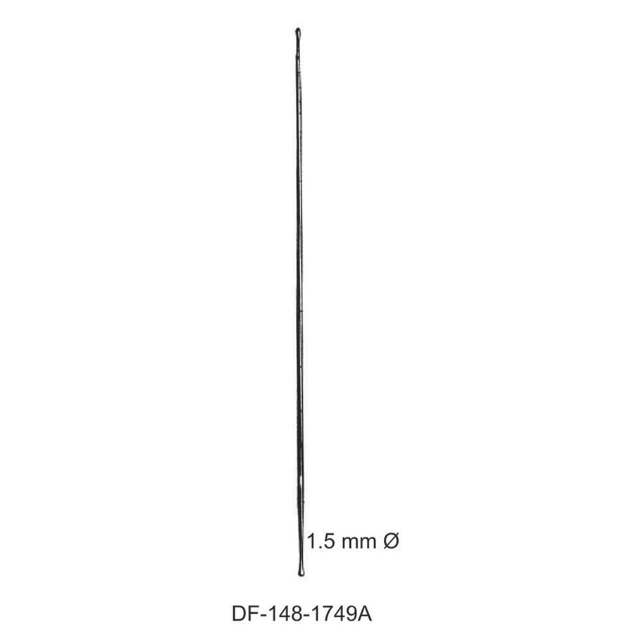 Double Ended Probe Buttoned Dia1.5mm , 20cm  (DF-148-1749A) by Dr. Frigz