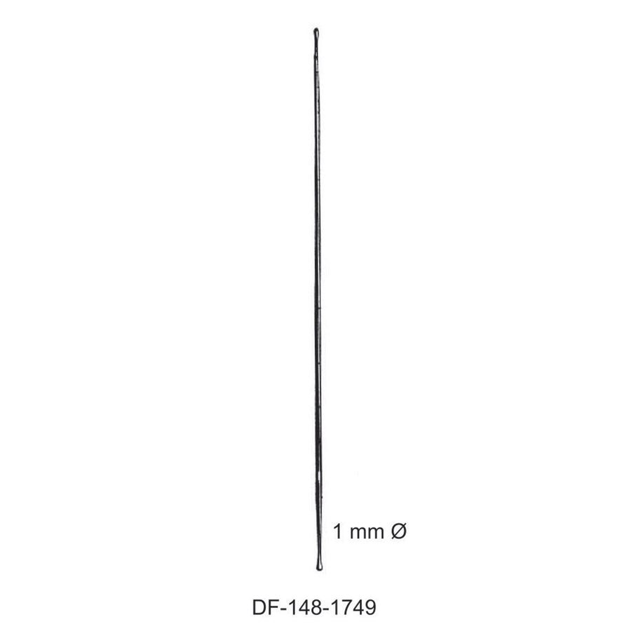 Double Ended Probe Buttoned Dia1mm , 20cm  (DF-148-1749) by Dr. Frigz
