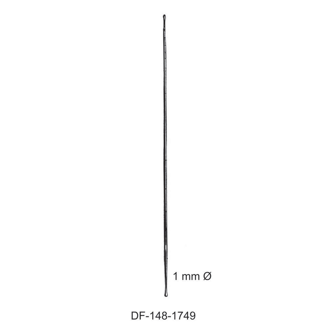 Double Ended Probe Buttoned Dia1mm , 20cm  (DF-148-1749) by Dr. Frigz