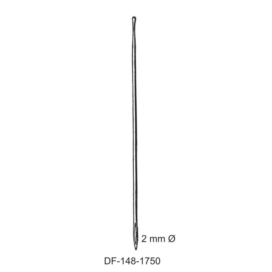 Probe Buttoned With Eye Dia2mm , 20cm  (DF-148-1750) by Dr. Frigz