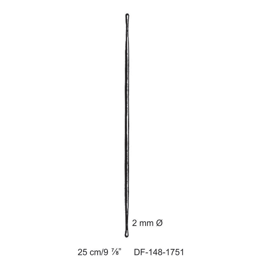 Double Ended Probe Buttoned Dia2mm , 25cm  (DF-148-1751) by Dr. Frigz