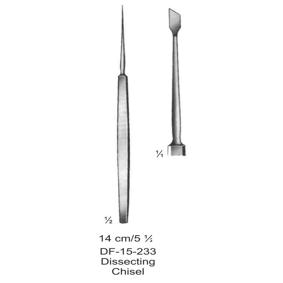Dissecting Chisel 14cm  (DF-15-233) by Dr. Frigz