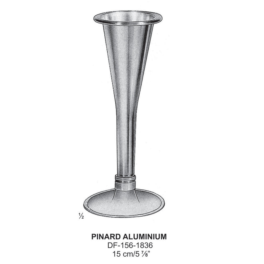 Pinard Aluminium Stethoscopes 15cm  (DF-156-1836) by Dr. Frigz