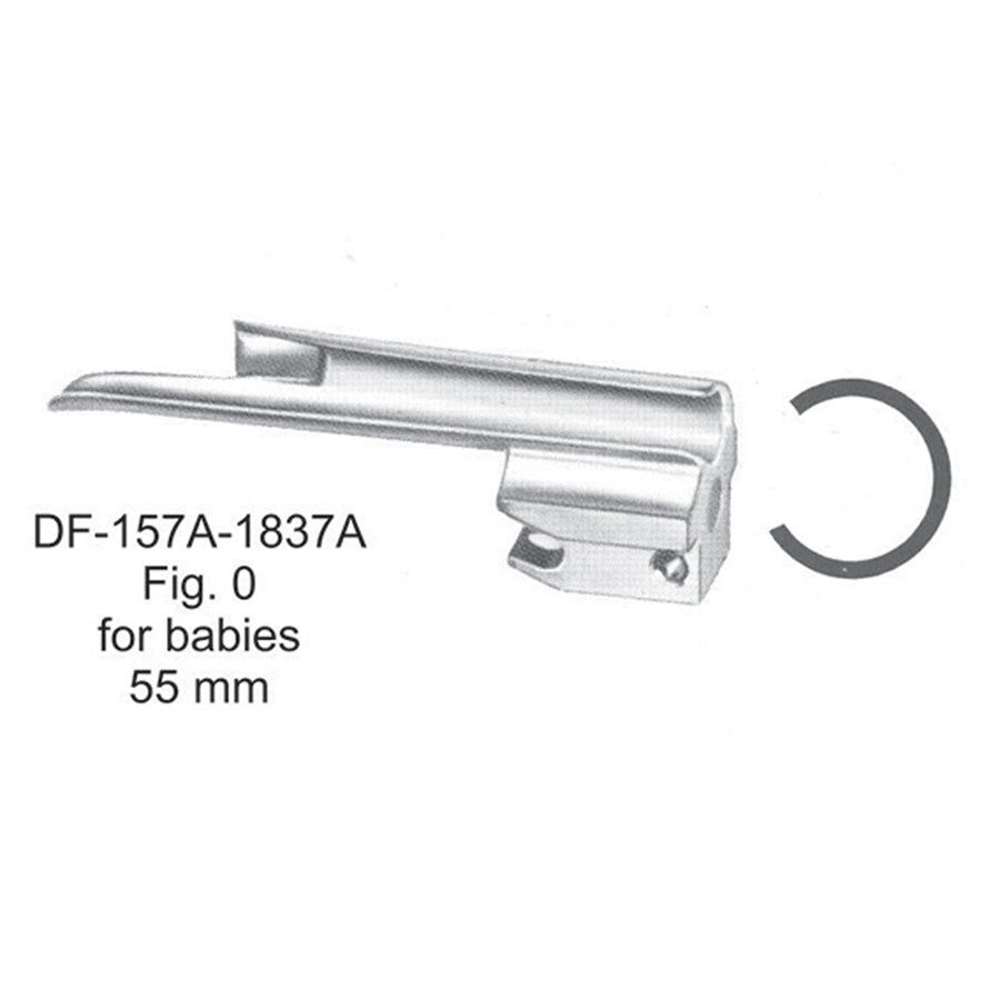 Foregger Fiberoptic Balde Only For Babies  Fig.0, 55mm (DF-157A-1837A) by Dr. Frigz