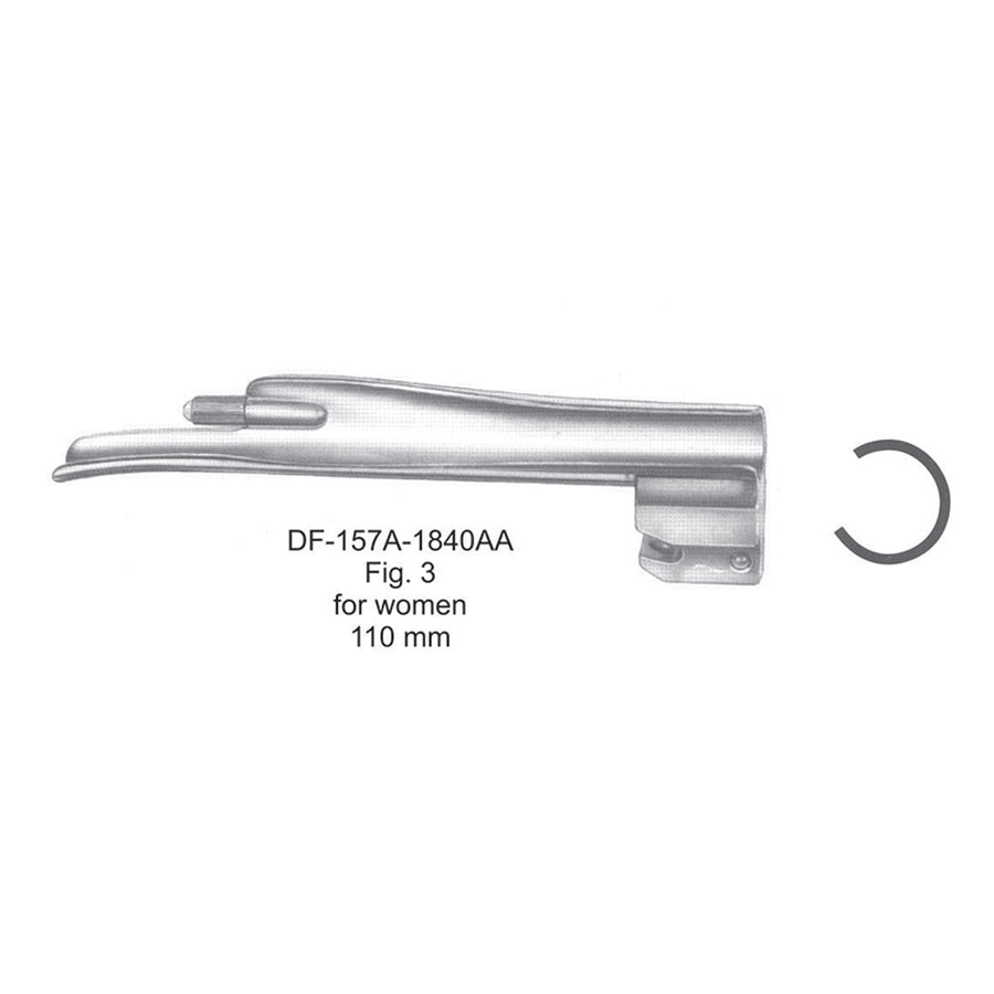 Foregger Blade Only For Women Fig.3, 110mm (DF-157A-1840Aa) by Dr. Frigz