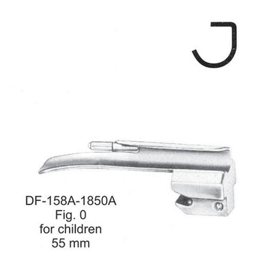 Laryngoscopes Miller Blade Only For Babies 55mm (DF-158A-1850A) by Dr. Frigz