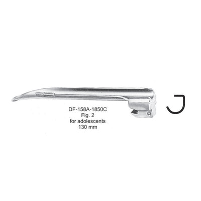 Laryngoscopes Miller Blade Only For Adolescent 90mm (DF-158A-1850C)