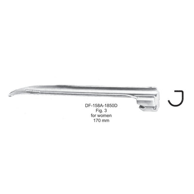 Laryngoscopes Miller Blade Only For Women 110mm  (DF-158A-1850D)