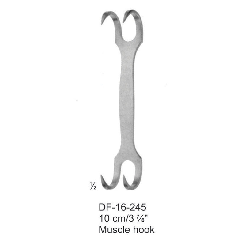 Dissecting Muscle Hook 10cm  (DF-16-245) by Dr. Frigz