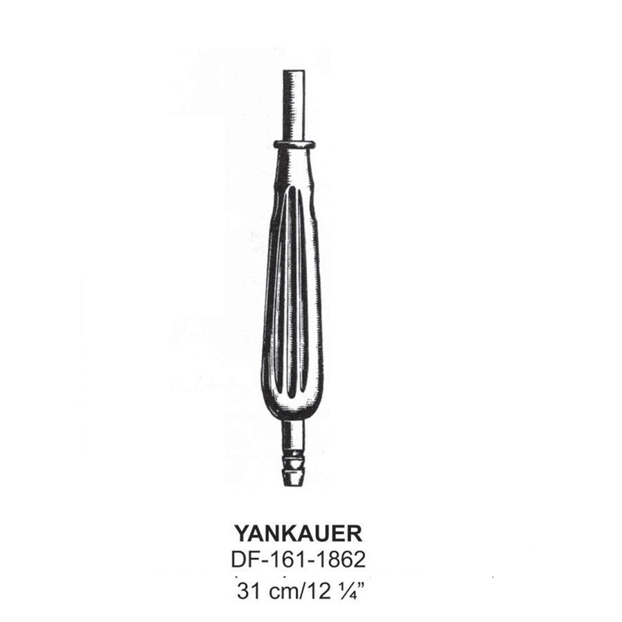 Yankauer Suction Tube 31 Cm, Complete Set Fig 1 To 4 (DF-161-1862) by Dr. Frigz