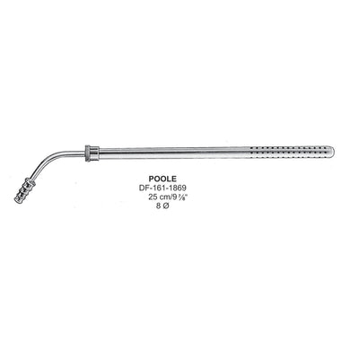 Poole Suction Tube Curved Dia8mm 25cm  (DF-161-1869)