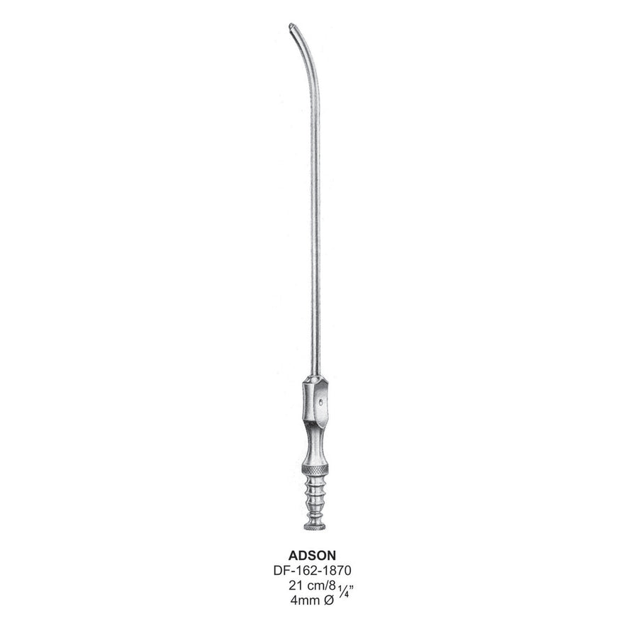 Adson Suction Tubes Dia4mm , 21cm  (DF-162-1870) by Dr. Frigz