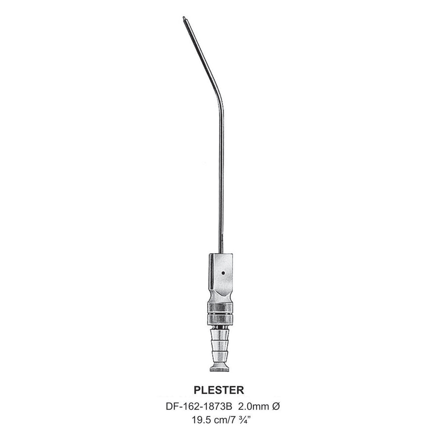 Plester Suction Tube  2mm Dia  19.5cm (DF-162-1873B) by Dr. Frigz