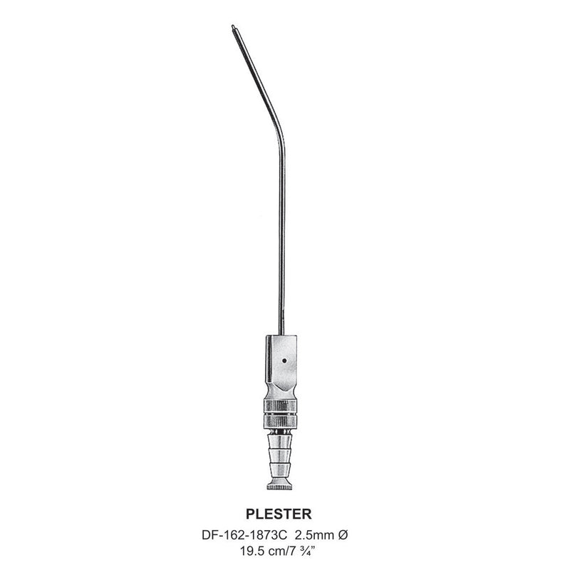 Plester Suction Tube  2.5mm Dia  19.5cm (DF-162-1873C) by Dr. Frigz
