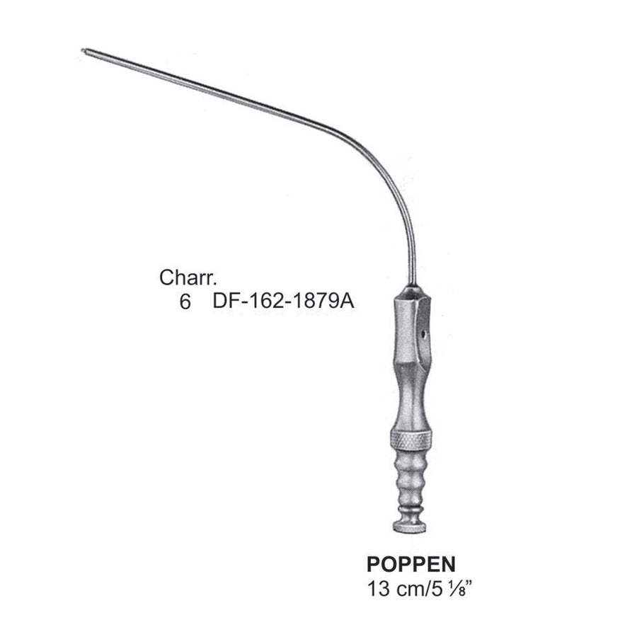 Poppen Suction Tube, 13Cm, Charr. 6 (DF-162-1879A) by Dr. Frigz