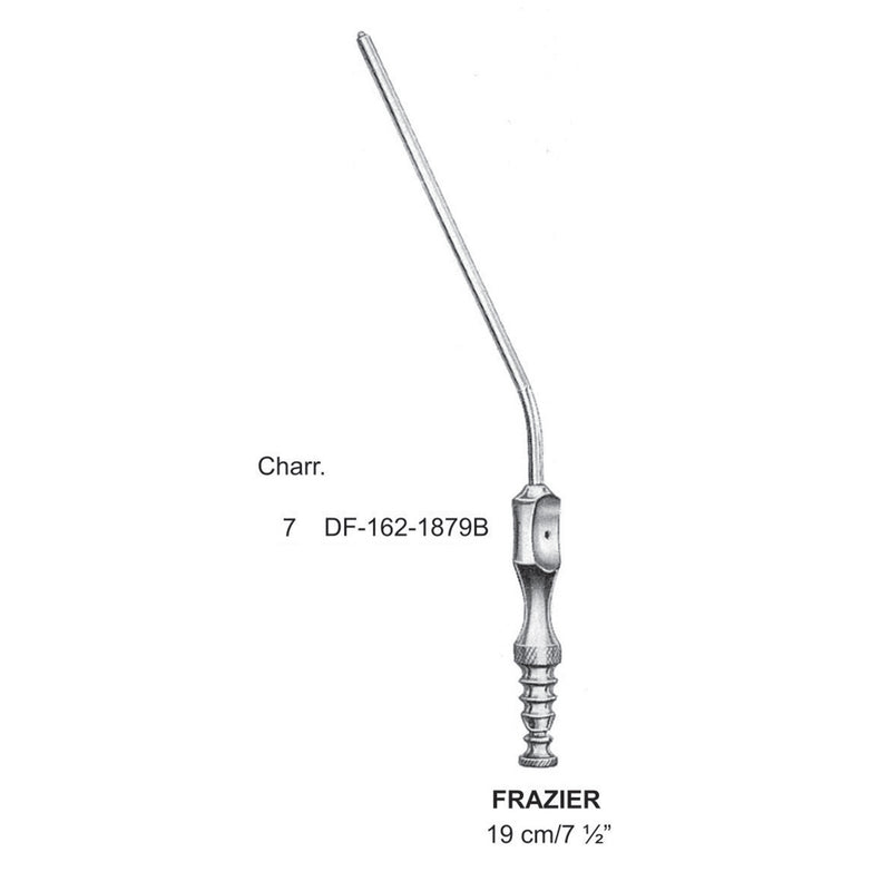 Frazier Suction Tube, 19Cm, Charr. 7 (DF-162-1879B) by Dr. Frigz