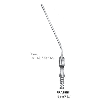 Frazier Suction Tubes Charr. 6, 19cm  (DF-162-1879) by Dr. Frigz