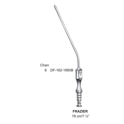 Frazier Suction Tube, 19Cm, Charr. 9 (DF-162-1880B) by Dr. Frigz