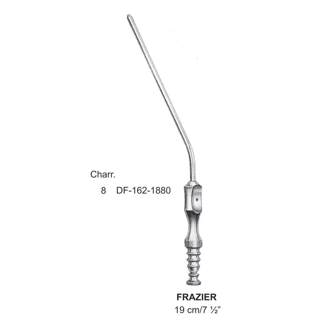 Frazier Suction Tube, 19Cm, Charr. 8 (DF-162-1880) by Dr. Frigz