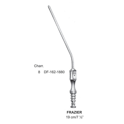 Frazier Suction Tube, 19Cm, Charr. 8 (DF-162-1880) by Dr. Frigz