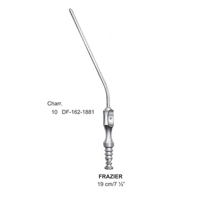 Frazier Suction Tube, 19Cm, Charr. 10 (DF-162-1881) by Dr. Frigz