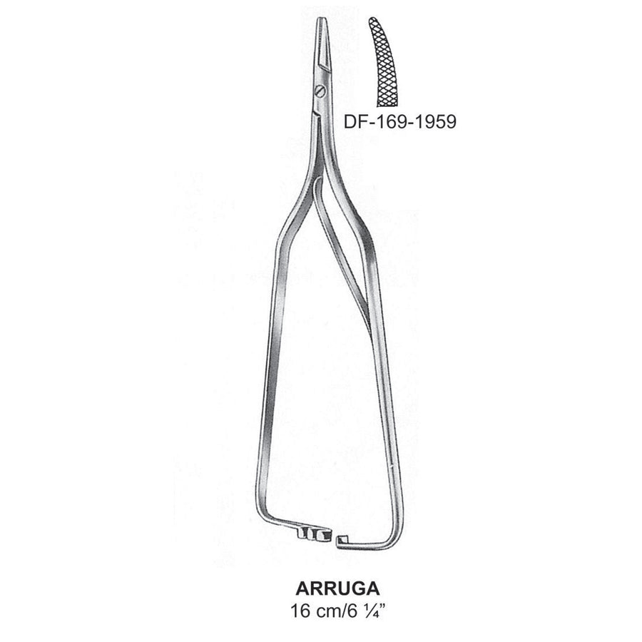 Arruga  Needle Holders, Curved, 16cm (DF-169-1959) by Dr. Frigz