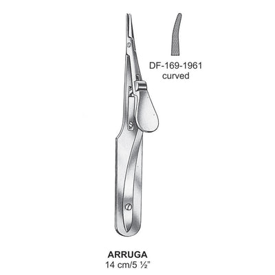 Arruga  Needle Holders, Curved, 14cm  (DF-169-1961)
