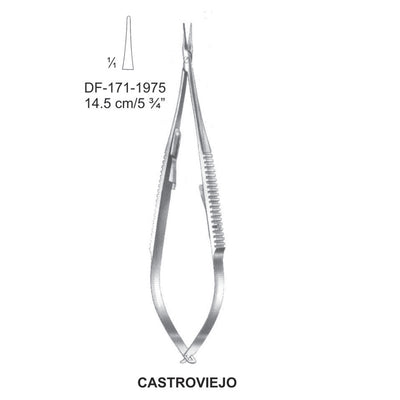 Castroviejo Micro Needle Holders, With Ratchet 14.5Cm, Straight (DF-171-1975)