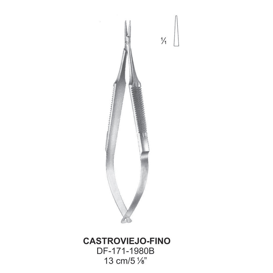 Castroviejo-Fino Needle Holders 13Cm, Straight (DF-171-1980B) by Dr. Frigz