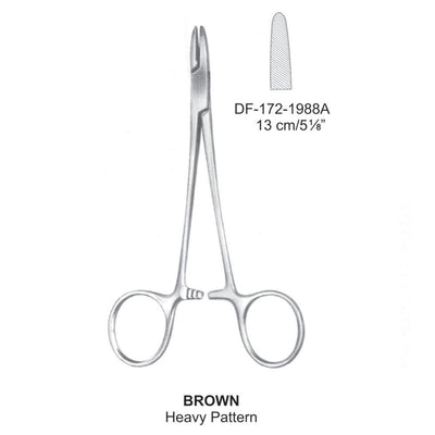 Brown Needle Holder, Heavy Pattern, 13cm (DF-172-1988A) by Dr. Frigz
