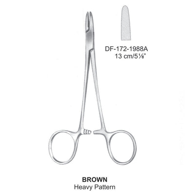 Brown Needle Holder, Heavy Pattern, 13cm (DF-172-1988A)