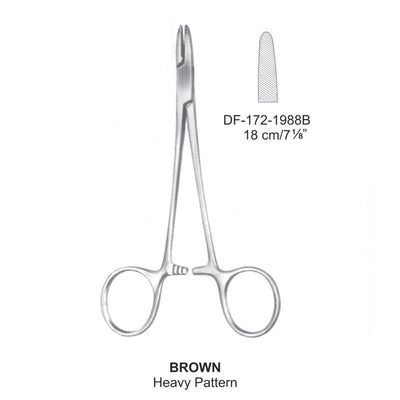 Brown Needle Holder, Heavy Pattern, 18cm (DF-172-1988B)