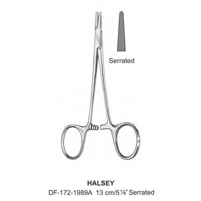 Halsey Needle Holders Serrated Jaws 13cm  (DF-172-1989A)