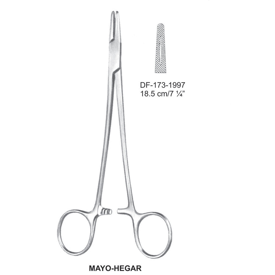 Mayo-Hegar Needle Holders 18.5cm (DF-173-1997) by Dr. Frigz