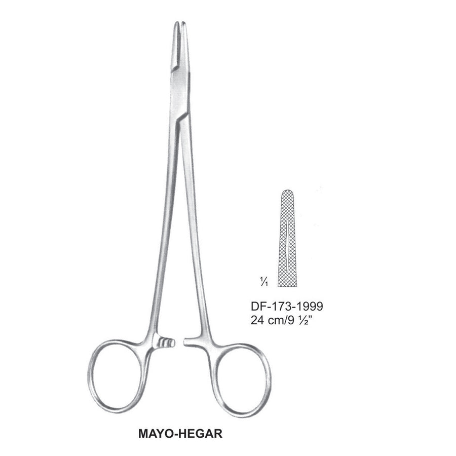 Mayo-Hegar Needle Holders 24cm (DF-173-1999) by Dr. Frigz