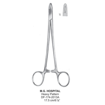M.G. Hospital Heavy Pattern Needle Holders 17.5cm (DF-174-2013A) by Dr. Frigz