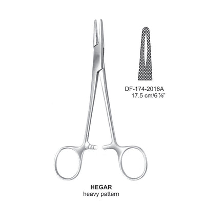 Hegar Needle Holders Heavy Pattern ,17.5cm  (DF-174-2016A) by Dr. Frigz